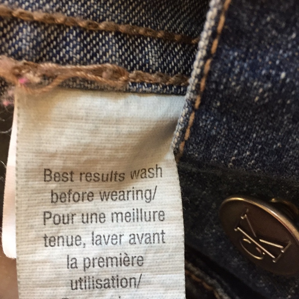 Calvin Klein Basic Jean Jacket Vguc No Flaws Noted - image 8